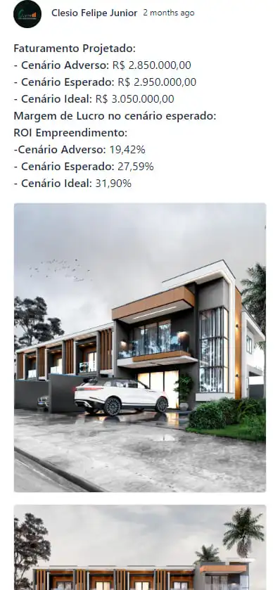Empreendimento publicado por um membro da Comunidade Domus