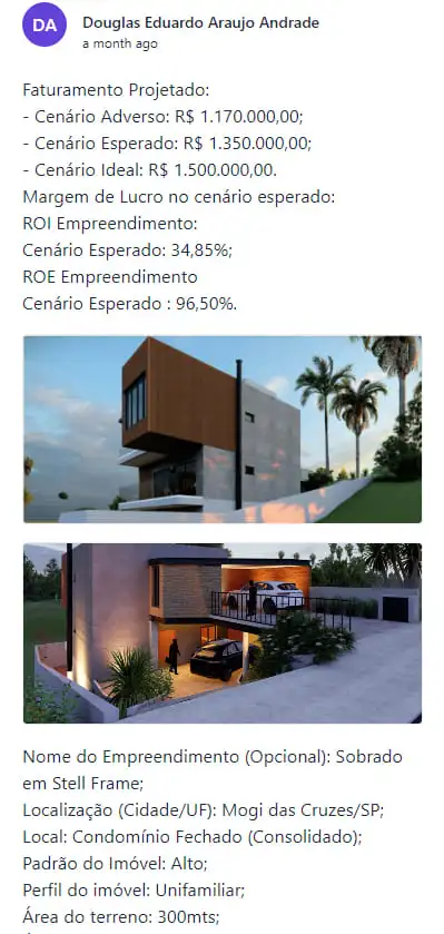 Empreendimento publicado por um membro da Comunidade Domus