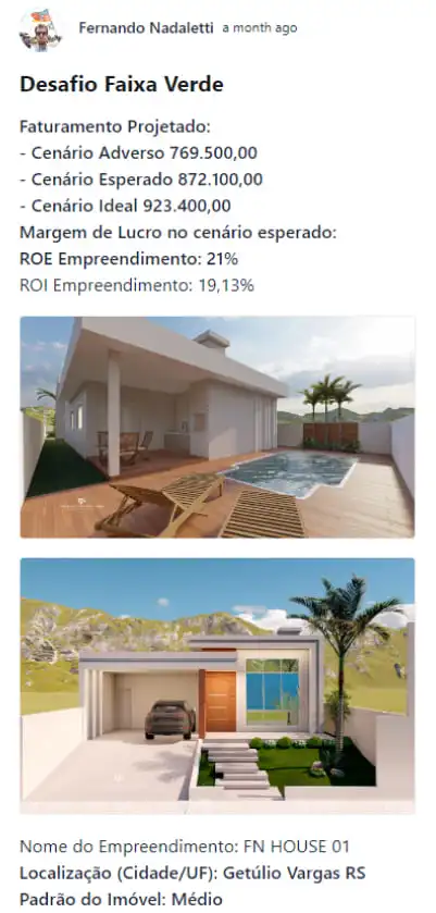 Empreendimento publicado por um membro da Comunidade Domus